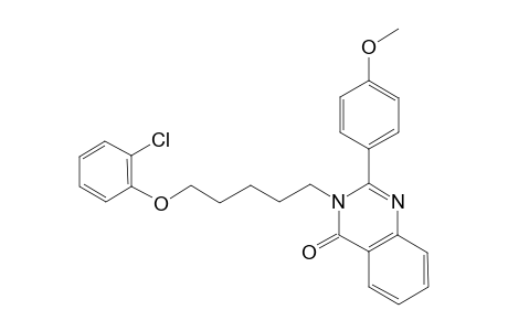 3-[5-(2-chlorophenoxy)pentyl]-2-(4-methoxyphenyl)-4(3H)-quinazolinone