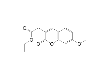3-Ethoxycarbonylmethyl-7-methoxy-4-methyl-coumarin