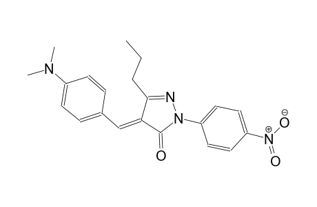 3H-pyrazol-3-one, 4-[[4-(dimethylamino)phenyl]methylene]-2,4-dihydro-2-(4-nitrophenyl)-5-propyl-, (4E)-