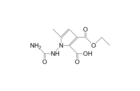 1-Ureido-5-methyl-3-carbethoxy-pyrrole-2-carboxylic acid