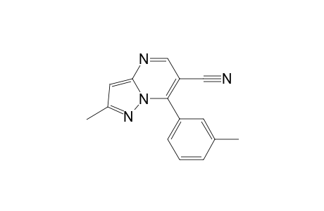 2-Methyl-7-(3-methylphenyl)pyrazolo[1,5-a]pyrimidine-6-carbonitrile