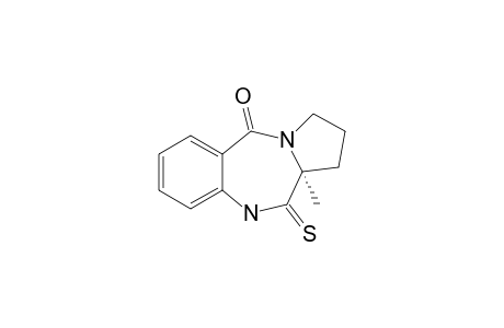 1,2,5,10,11,11A-HEXAHYDRO-11A-METHYL-11-THIOXO-3H-PYRROLO-[2,1-C]-[1,4]-BENZODIAZEPIN-5-ONE