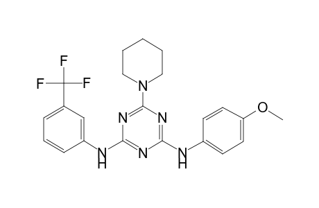 1,3,5-triazine-2,4-diamine, N~2~-(4-methoxyphenyl)-6-(1-piperidinyl)-N~4~-[3-(trifluoromethyl)phenyl]-