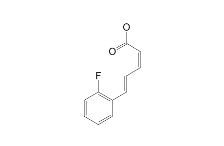 (2Z,4E)-5-(2-Fluorophenyl)penta-2,4-dienoic acid