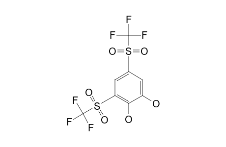 3,5-bis(Trifluoromethylsulfonyl)benzene-1,2-diol