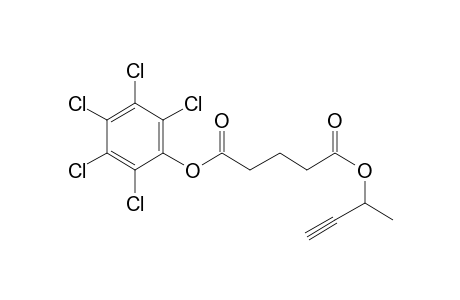 Glutaric acid, but-3-yn-2-yl pentachlorophenyl ester