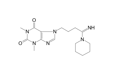 7-(4-Imino-4-piperidin-1-yl-butyl)-1,3-dimethyl-3,7-dihydro-purine-2,6-dione