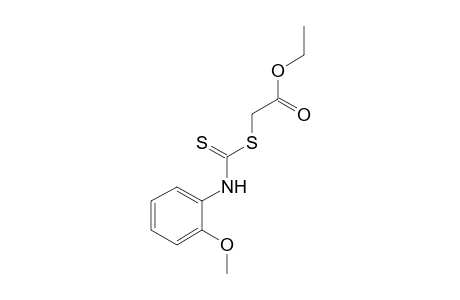 mercaptoacetic acid, ethyl ester, dithio-o-methoxycarbanilate