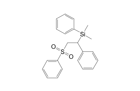 2-(Dimethyl-phenyl-silyl)-2-phenyl-ethyl phenyl sulfone