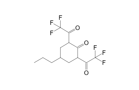 4-Propyl-2,6-bis(trifluoroacetyl)cyclohexanone