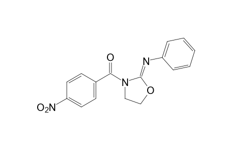 3-(p-nitrobenzoyl)-2-(phenylimino)oxazolidine