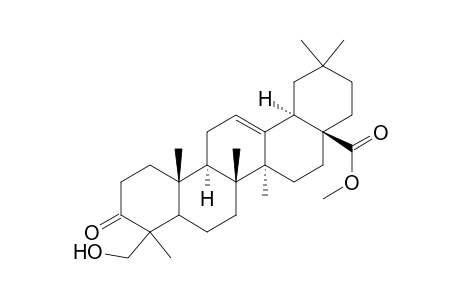 Olean-12-en-28-oic acid, 23-hydroxy-3-oxo-, methyl ester, (4.beta.)-