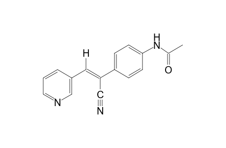 trans-alpha-(p-acetamidophenyl)-3-pyridineacrylonitrile