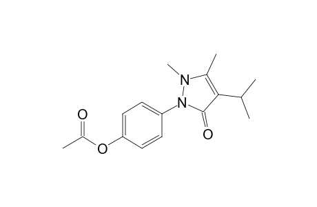 1-(p-Acetoxyphenyl)-2,3-dimethyl-4-(prop-2-yl)-2,5-dihydropyrazole-5-one