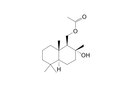 acetic acid [(1S,2R,4aS,8aS)-2-hydroxy-2,5,5,8a-tetramethyl-decalin-1-yl]methyl ester
