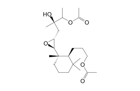 (9R,11R,14RS)-8,14-diacetoxy-9,11-epoxy-17-nor-8,9-secolabdan-13-ol