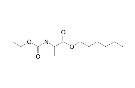 L-Alanine, N-ethoxycarbonyl-, hexyl ester