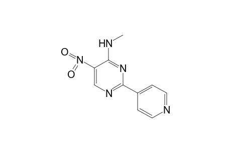 4-(METHYLAMINO)-5-NITRO-2-(4-PYRIDYL)PYRIMIDINE