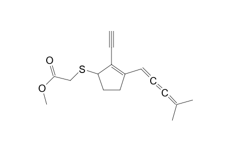 methyl 2-[[2-ethynyl-3-(4-methylpenta-1,2,3-trienyl)-1-cyclopent-2-enyl]sulfanyl]acetate