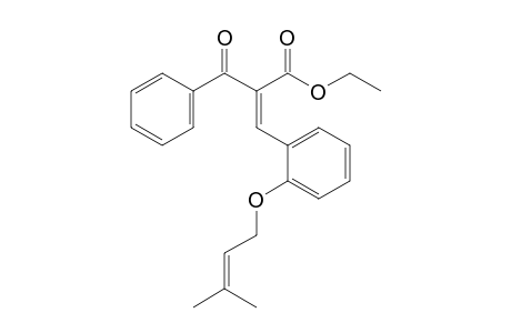 Ethyl 3-[2'-(3""""-methyl-2""""-butenyloxy)phenyl]-2-benzoyl-2-propenylate