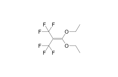 BIS(TRIFLUOROMETHYL)KETENE, DIETHYLACETAL