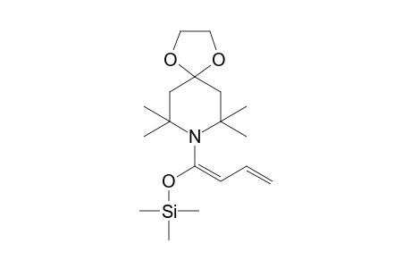 1,4-Dioxa-8-azaspiro[4.5]decane, 7,7,9,9-tetramethyl-8-(1-trimethylsilyloxy-1,3-butadienyl)-