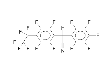 (4-PENTAFLUOROETHYLTETRAFLUOROPHENYL)(PENTAFLUOROPHENYL)CYANOMETHANE