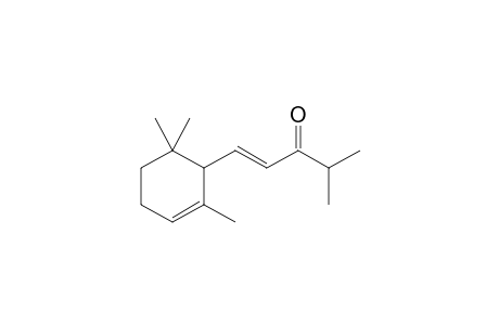 (E)-4-methyl-1-(2,6,6-trimethyl-1-cyclohex-2-enyl)pent-1-en-3-one