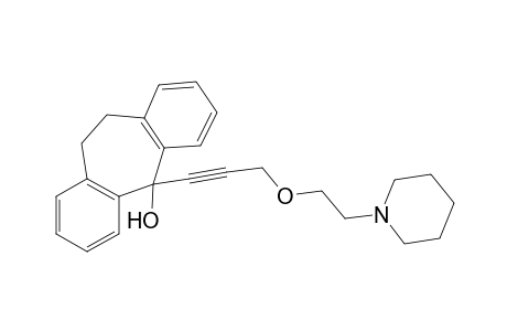 10,11-dihydro-5-[3-(2-piperidinoethoxy)-1-propynyl]-5H-dibenzo[a,d]cyclohepten-5-ol