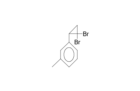 1-(2,2-Dibromocyclopropyl)-3-methylbenzene