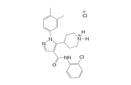 piperidinium, 4-[4-[[(2-chlorophenyl)amino]carbonyl]-1-(3,4-dimethylphenyl)-1H-pyrazol-5-yl]-, chloride