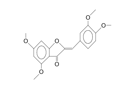 (Z)-2-[(3,4-DIMETHOXYPHENYL)-METHYLENE]-4,6-DIMETHOXY-3(2H)-BENZOFURANONE