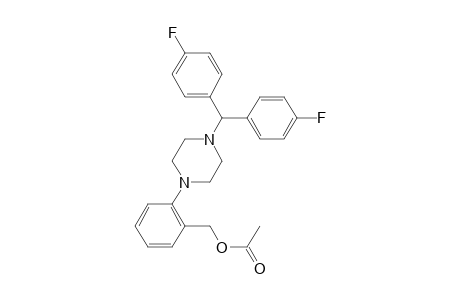 (2-(4-(bis(4-Fluorophenyl)methyl)piperazin-1-yl)phenyl)methanol, acetate