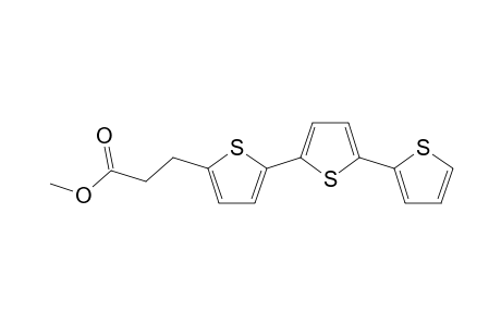 3-[5-(5-thiophen-2-yl-2-thiophenyl)-2-thiophenyl]propanoic acid methyl ester