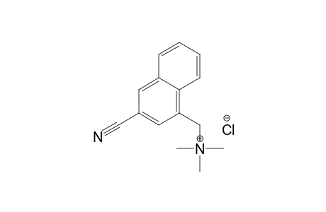 ((3-cyanonaphthyl)methyl)trimethylammonium chloride