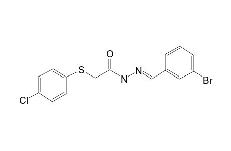 N'-(3-Bromobenzylidene)-2-(4-chlorophenylthio)acethydrazide