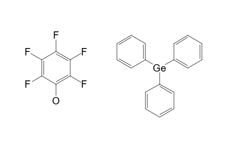 Germane, (pentafluorophenoxy)triphenyl-