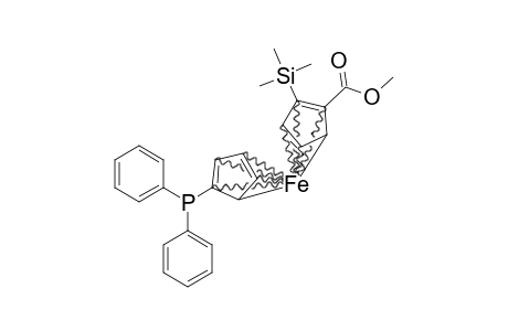 1-DIPHENYLPHOSPHINO-1'-(METHOXYCARBONYL)-2'-[R-(P)]-(TRIMETHYLSILYL)-FERROCENE