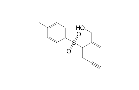 2-Methylene-3-(p-tolylsulfonyl)hex-5-yn-1-ol