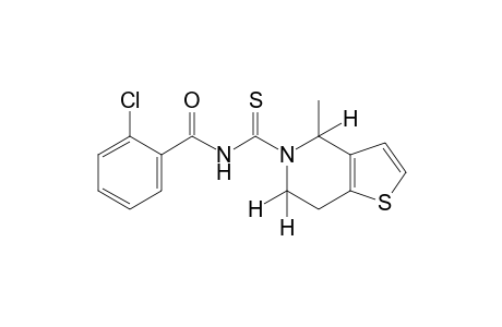 N-(o-chlorobenzoyl)-4-methyl-4,5,6,7-tetrahydrothiothieno[3,2-c]pyridine-5-carboxamide