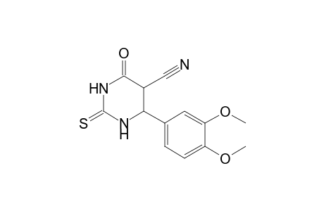 4-(3,4-Dimethoxyphenyl)-6-keto-2-thioxo-hexahydropyrimidine-5-carbonitrile