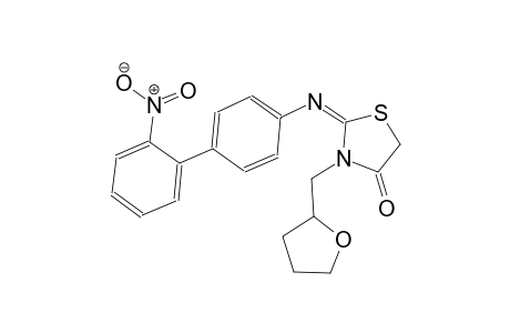 (2E)-2-[(2'-nitro[1,1'-biphenyl]-4-yl)imino]-3-(tetrahydro-2-furanylmethyl)-1,3-thiazolidin-4-one