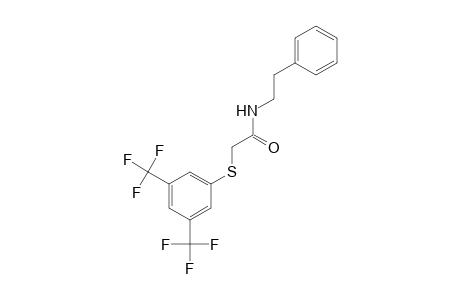 2-[(alpha,alpha,alpha,alpha',alpha',alpha'-hexafluoro-3,5-xylyl)thio]-N-phenethylacetamide