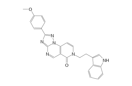 pyrido[3,4-e][1,2,4]triazolo[1,5-a]pyrimidin-6(7H)-one, 7-[2-(1H-indol-3-yl)ethyl]-2-(4-methoxyphenyl)-