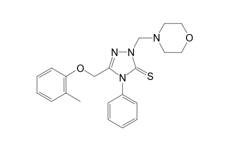 [1,2,4]Triazole-3-thione, 2-morpholin-4-ylmethyl-4-phenyl-5-(O-tolyloxymethyl)-2,4-dihydro-