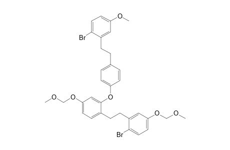 1-{4-Methoxymethoxy-2-[4-[2-(2-bromo-5-methoxyphenyl)ethyl]phenoxy]phenyl}-2-[2-bromo-5-methoxymethoxyphenyl]ethane