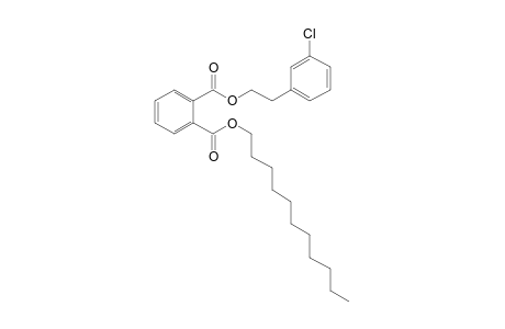 Phthalic acid, 2-(3-chlorophenyl)ethyl undecyl ester