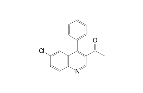 6-chloro-4-phenyl-3-quinolyl methyl ketone