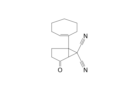 Bicyclo[3.1.0]hexan-2-one, 6,6-dicyano-5-(1-cyclohepten-1-yl)-