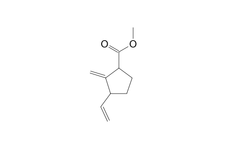 Cyclopentanecarboxylic acid, 3-ethenyl-2-methylene-, methyl ester